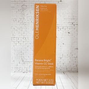 OLEHENRIKSEN Banana Bright Vitamin Color Correcting Eye Stick Apricot NIB .13 Oz